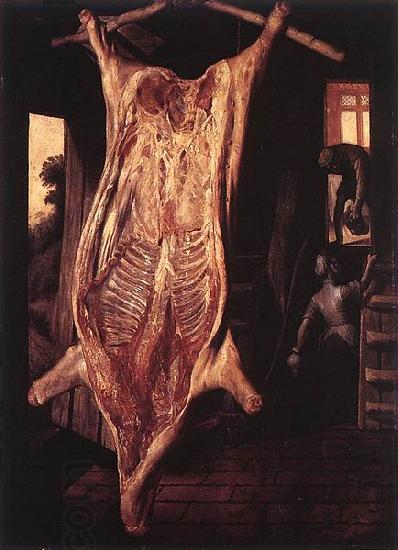 Joachim Beuckelaer Slaughtered Pig China oil painting art